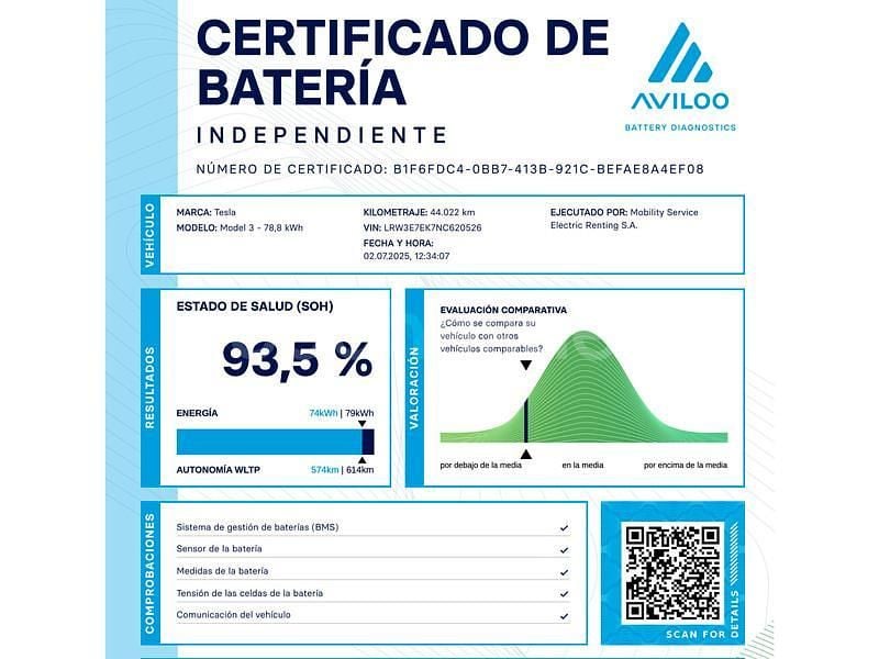 Usado Tesla Model 3 366 kW (498 CV) 2022 Gris Berlina