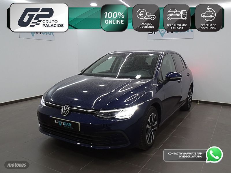 Azul Usado 2022 VW Golf VIII Berlina | 19.795 € (Buen precio) - Imagen 1/4