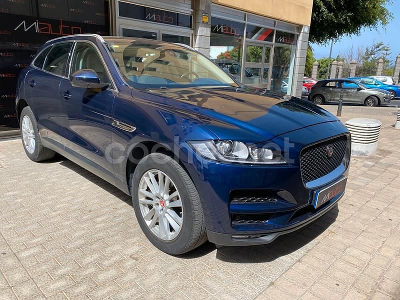 Usado Jaguar F-Pace Portfolio 300 CV (220 kW) 2017 Azul SUV
