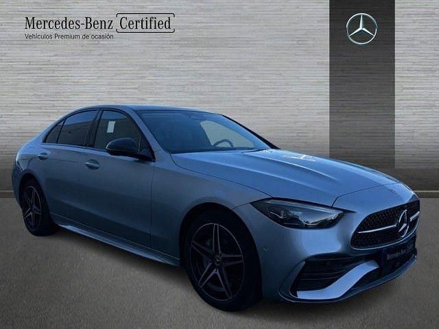 Usado Mercedes C300e AMG line 313 CV (230 kW) 2024 Plata hightech