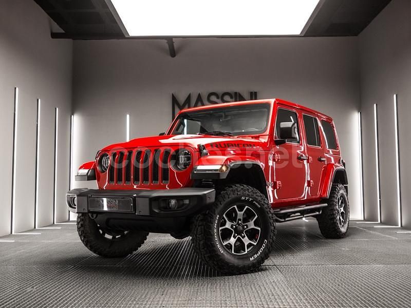 Rojo Usado 2018 Jeep Wrangler Unlimited Rubicon SUV | 49.999 € (Caro) - Imagen 1/4