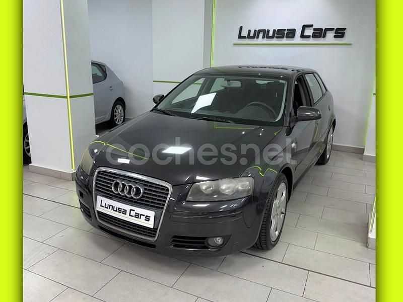 Negro Usado 2007 Audi A3 Sportback Attraction Berlina | 6490 € (Precio justo) - Imagen 1/4