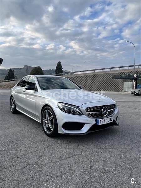 Usado Mercedes C220 AMG line 170 HP (125 kW) 2017 Cinzento Sedan