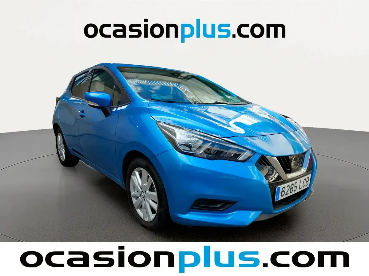 Usado Nissan Micra Acenta 100 CV (73 kW) 2019 Azul Utilitario