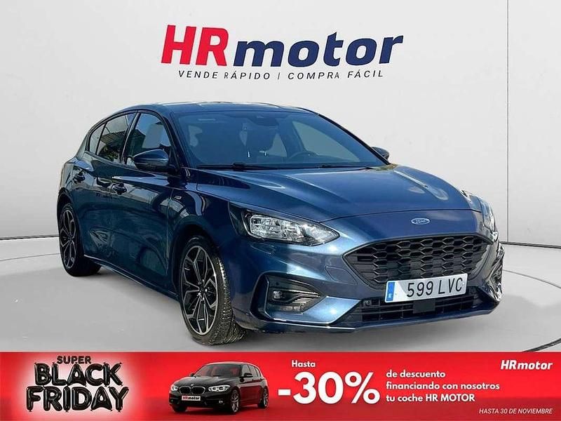 Azul Usado 2021 Ford Focus ST-Line Utilitario | 15.490 € (Caro) - Imagen 1/4