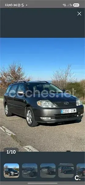 Usado Toyota Corolla Terra 90 CV (66 kW) 2004 Gris / plata Familiar