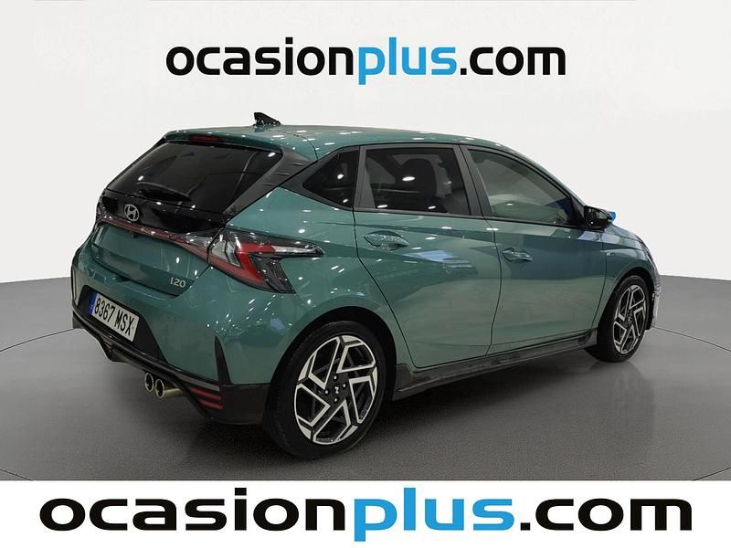 Usado Hyundai i20 N Line 79 CV (58 kW) 2024 Verde Berlina