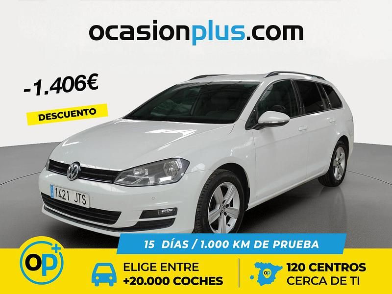 Blanco Usado 2016 VW Golf VII Advance Familiar | 18.990 € (Un poco caro) - Imagen 1/4