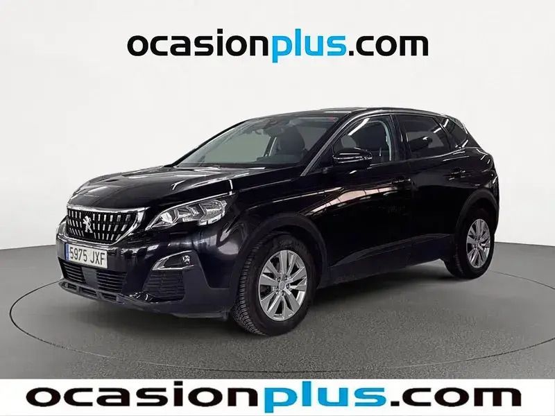 Negro Usado 2017 Peugeot 3008 Active SUV | 11.264 € (Buen precio) - Imagen 1/4