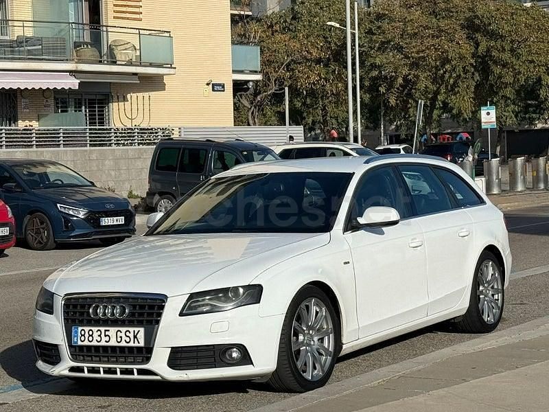 Usado Audi A4 S-Line 143 CV (105 kW) 2009 Blanco Familiar
