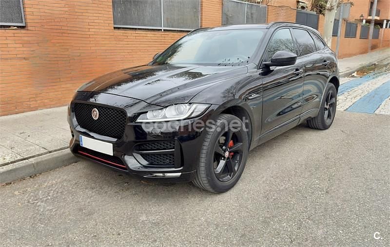 Usado Jaguar F-Pace R-Sport 180 CV (132 kW) 2019 Negro SUV