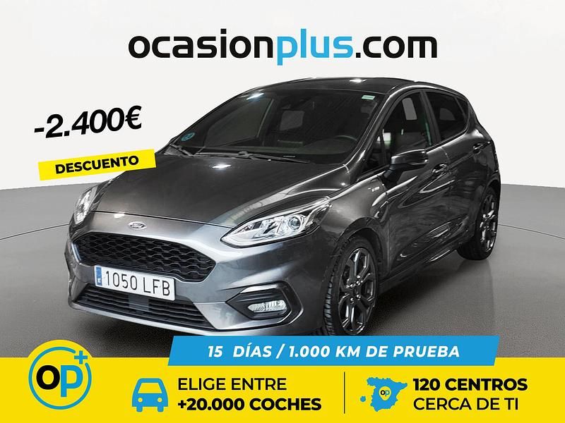 Gris Usado 2020 Ford Fiesta ST-Line Berlina | 13.750 € (Precio justo) - Imagen 1/4