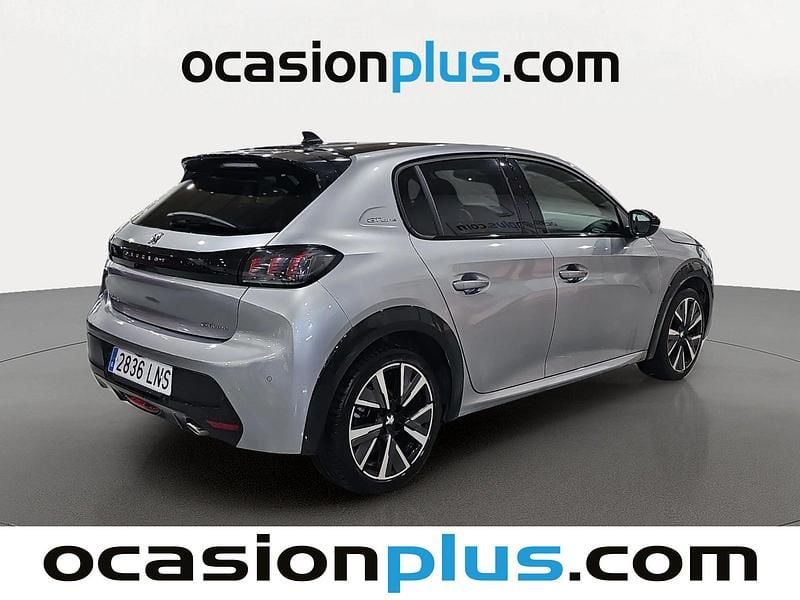 Usado Peugeot 208 GT-line 102 CV (75 kW) 2021 Gris Utilitario