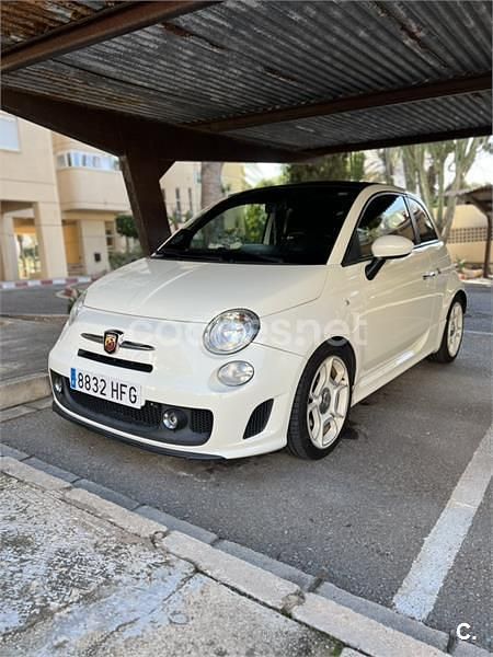 Usado Abarth 500C 140 CV (102 kW) 2011 Blanco Descapotable