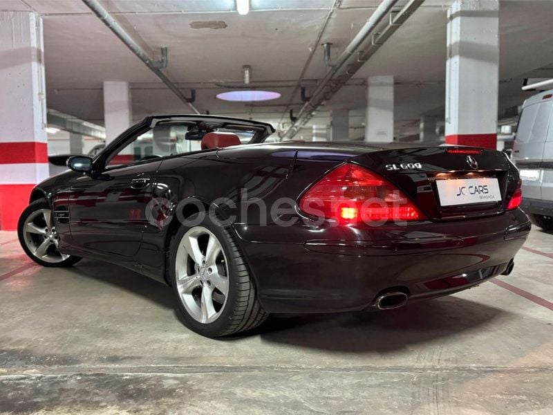 Usado Mercedes SL600 500 CV (367 kW) 2004 Negro Descapotable