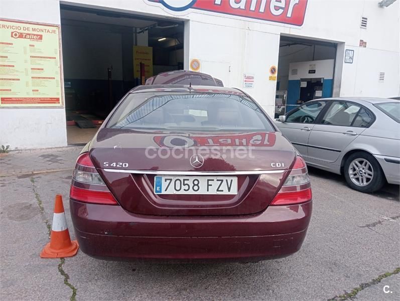 Granate Usado 2008 Mercedes S420 Berlina | 9000 € (Precio justo) - Imagen 1/4