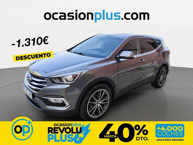 Usado Hyundai Santa Fe 150 CV (110 kW) 2016 Gris SUV