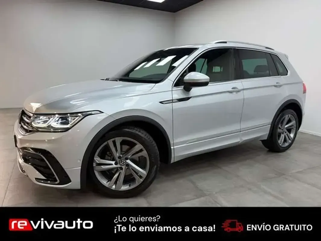 Usado VW Tiguan R-line 150 CV (110 kW) 2021 Gris SUV