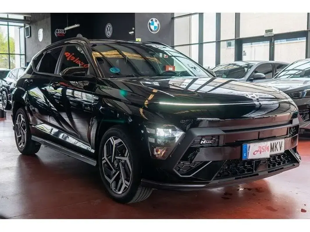 Usado Hyundai Kona N Line 141 CV (103 kW) 2023 Negro SUV