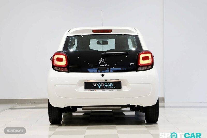 Usado Citroën C1 72 CV (52 kW) 2018 Blanco Utilitario