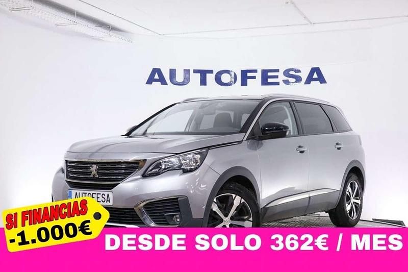 Gris Usado 2018 Peugeot 5008 Allure Monovolumen | 15.450 € (Buen precio) - Imagen 1/4