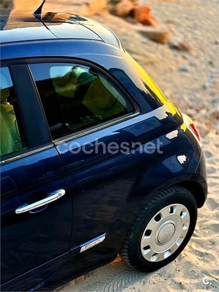 Usado Fiat 500 Lounge 69 CV (50 kW) 2010 Azul Berlina