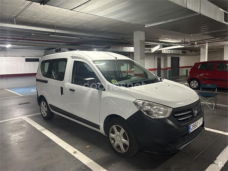 Blanco Usado 2013 Dacia Dokker Ambiance Monovolumen | 8000 € (Precio justo) - Imagen 1/4