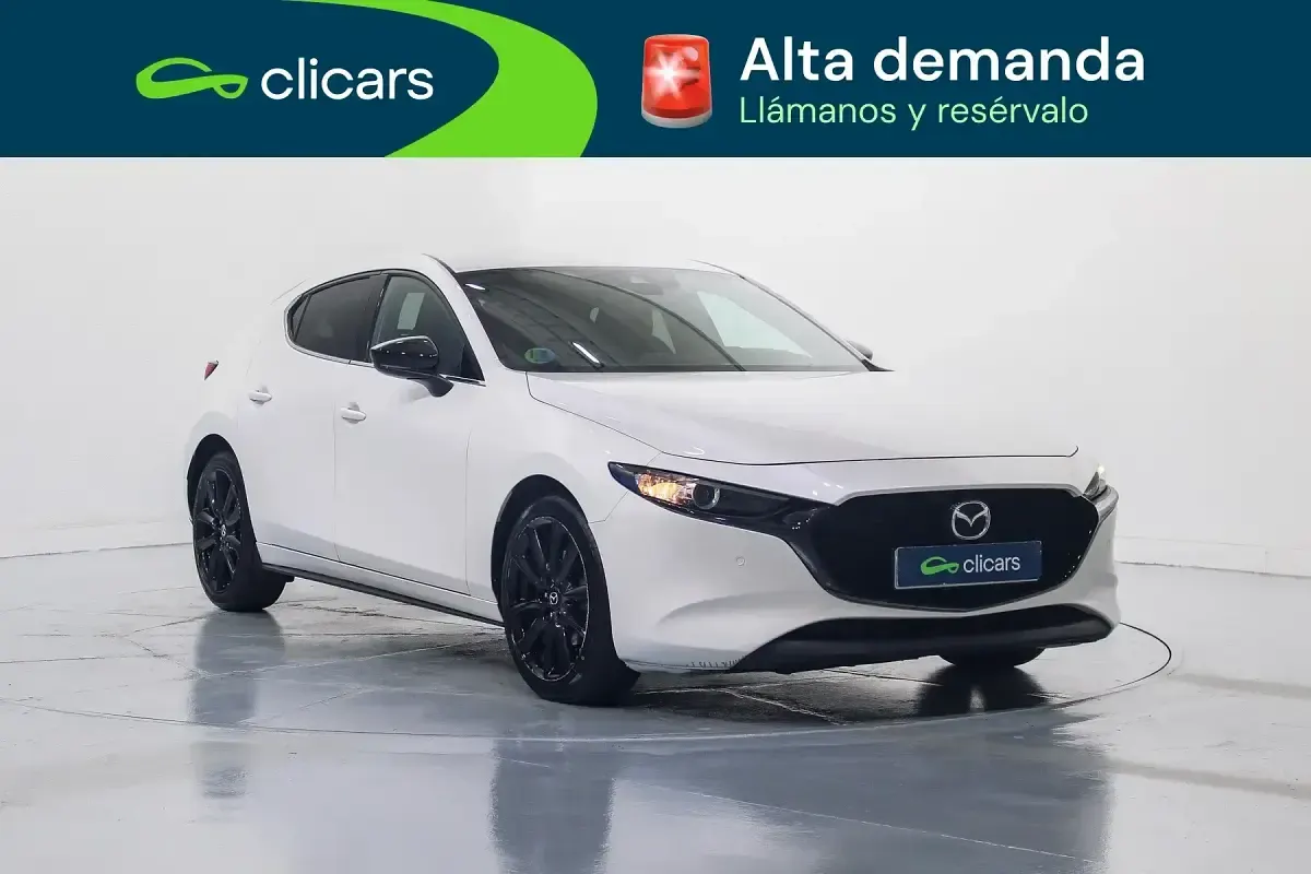 Usado Mazda 3 Homura-Line 122 CV (89 kW) 2022 Blanco Berlina