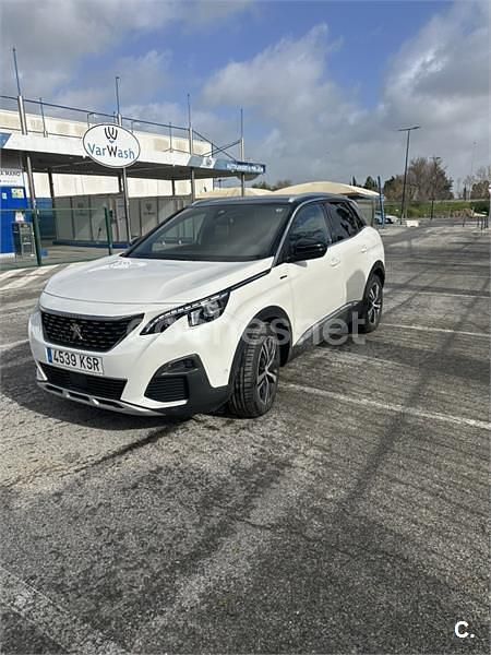 Usado Peugeot 3008 GT-line 130 CV (95 kW) 2018 Blanco SUV