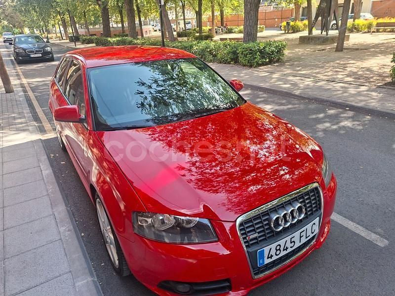 Usado Audi A3 Ambition 170 CV (125 kW) 2007 Rojo Berlina