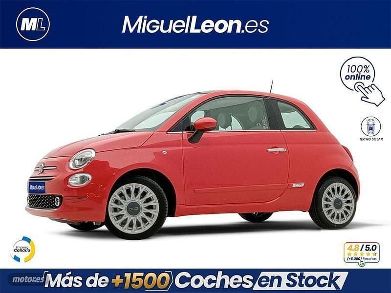 Usado Fiat 500 Lounge 69 CV (50 kW) 2019 Rojo Berlina