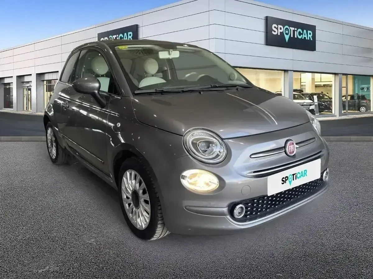 Usado Fiat 500 Lounge 69 CV (50 kW) 2019 Gris Utilitario