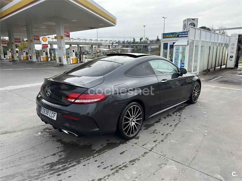 Usado Mercedes C200 184 CV (135 kW) 2019 Negro Coupe