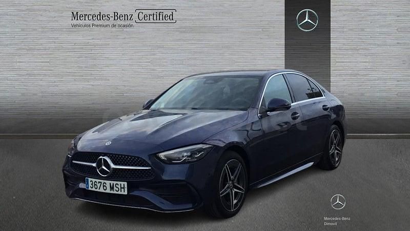Usado Mercedes C300e AMG 313 CV (230 kW) 2024 Azul Berlina