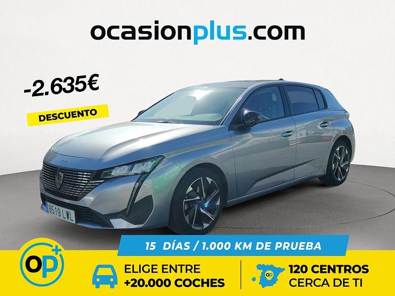 Usado Peugeot 308 Allure 130 CV (95 kW) 2022 Gris / plata Berlina