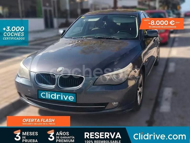 Gris / plata Usado 2008 BMW 520 Berlina | 7590 € (Precio justo) - Imagen 1/3