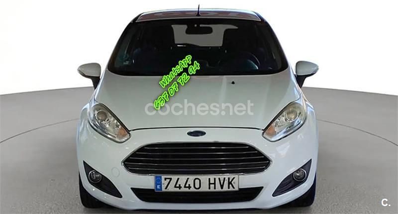 Blanco Usado 2014 Ford Fiesta Trend Utilitario | 6700 € (Precio justo) - Imagen 1/4