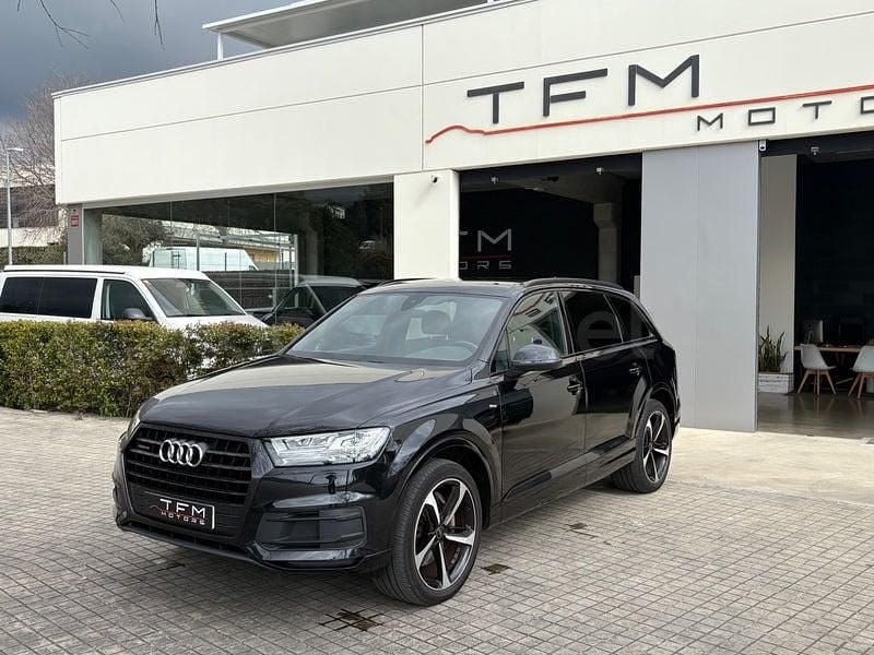 Usado Audi Q7 S-Line 272 CV (200 kW) 2017 Negro SUV