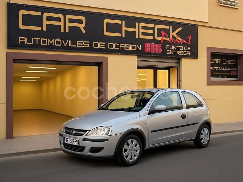 Gris / plata Usado 2006 Opel Corsa Enjoy Berlina | 3300 € (Buen precio) - Imagen 1/4