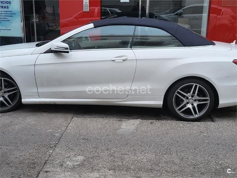Usado Mercedes E220 170 CV (125 kW) 2015 Blanco Descapotable