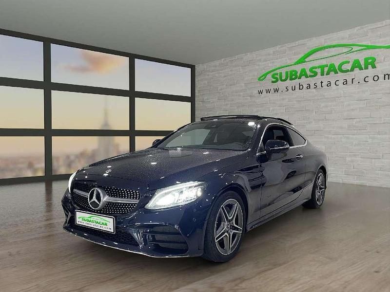 Usado Mercedes C200 184 CV (135 kW) 2021 Azul Coupe