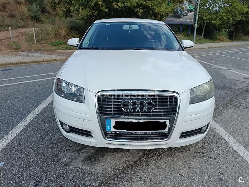 Usado Audi A3 Ambition 140 CV (102 kW) 2007 Blanco Utilitario
