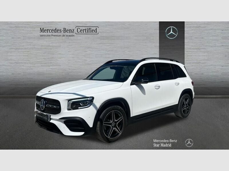 Blanco Usado 2021 Mercedes GLB200 AMG line SUV | 35.990 € (Precio justo) - Imagen 1/4
