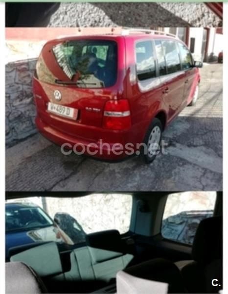 Usado VW Touran Advance 140 CV (102 kW) 2005 Rojo Monovolumen