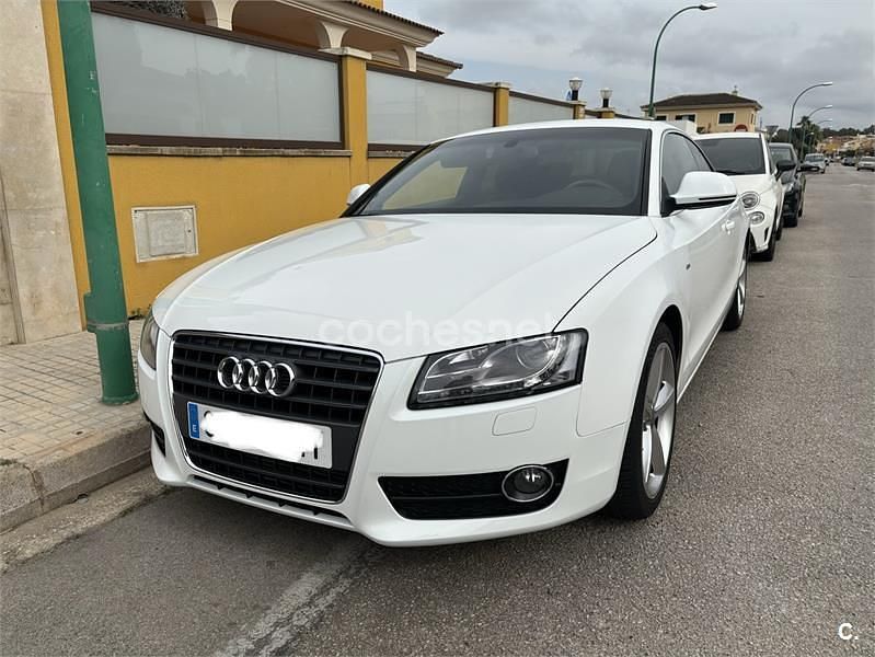 Usado Audi A5 S-Line 180 CV (132 kW) 2009 Blanco Coupe