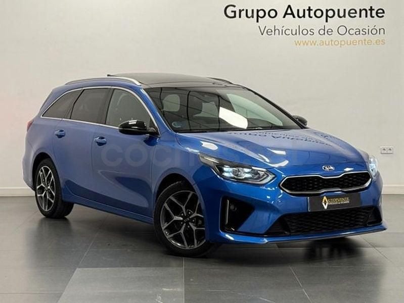 Usado Kia Ceed GT GT-Line 136 CV (100 kW) 2021 Azul Familiar