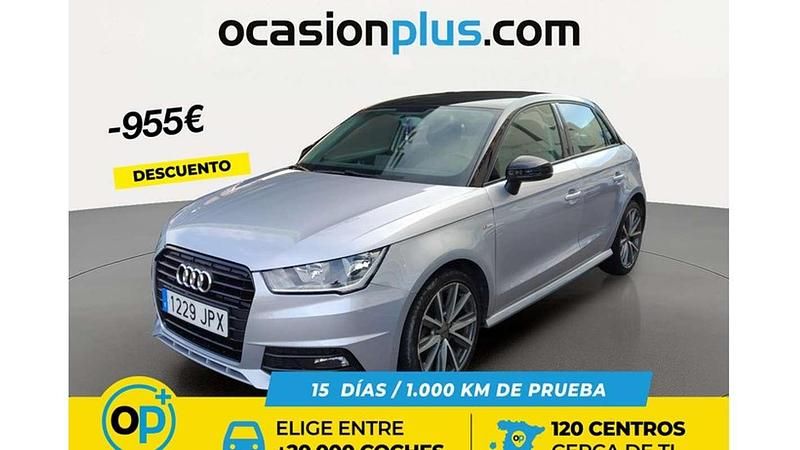 Usado Audi A1 Sportback S-Line 90 CV (66 kW) 2016 Plateado Utilitario