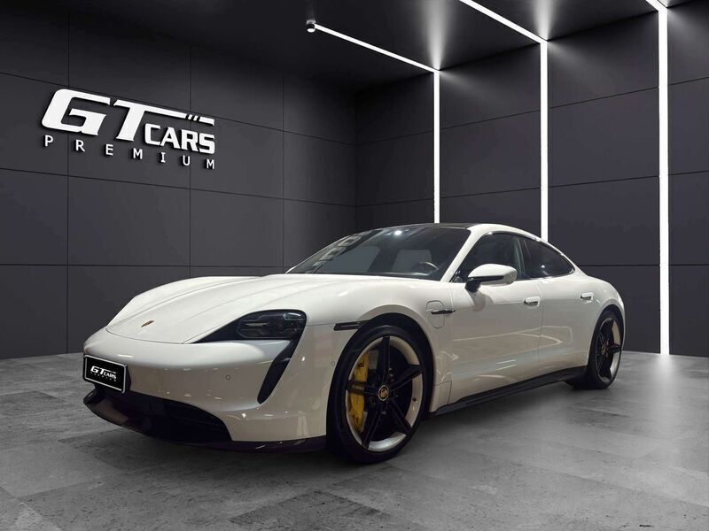 Blanco Usado 2021 Porsche Taycan Turbo S Berlina | 89.900 € - Imagen 1/4