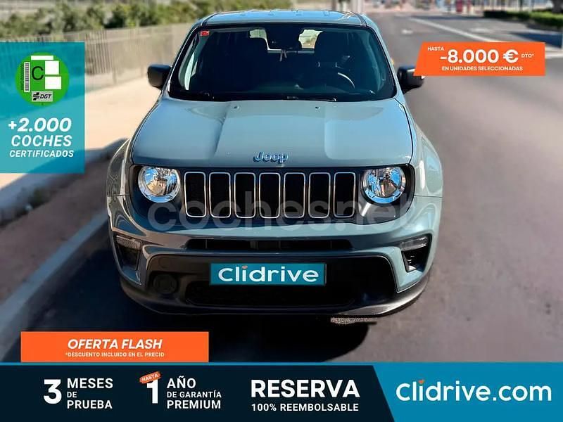 Gris / plata Usado 2018 Jeep Renegade Sport SUV | 11.790 € (Buen precio) - Imagen 1/3
