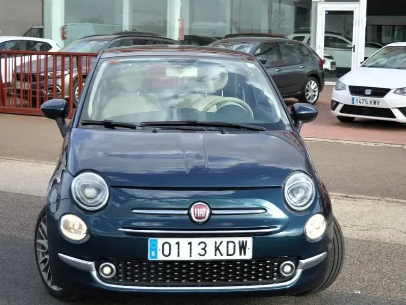 Usado Fiat 500 Lounge 69 CV (50 kW) 2018 Verde Berlina